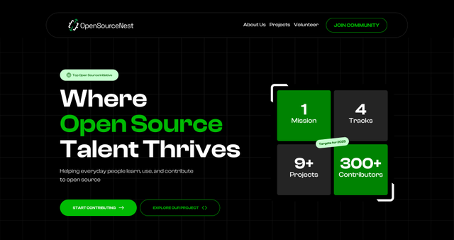 Preview banner of Open Source Nest